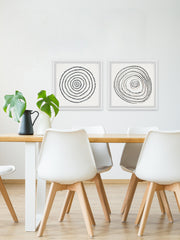 Spiral Diptych