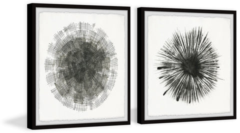Stitches & Fireworks Diptych