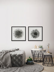 Stitches & Fireworks Diptych