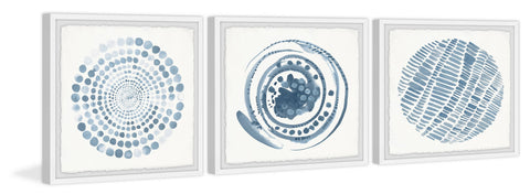 Blue Paradox II Triptych
