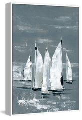 White Sailboats