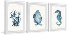 Ocean Gems Triptych