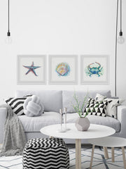 Sea Shore Gems Triptych