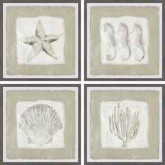 Sea Fun Quadriptych