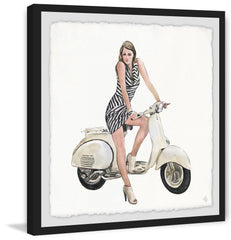 Lady on Scooter