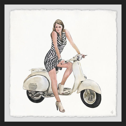 Lady on Scooter
