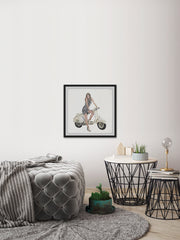 Lady on Scooter