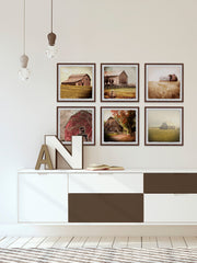 Barn Houses II Hexaptych