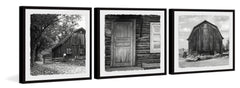 Gray Barn House Triptych