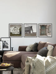 Barn Houses III Triptych