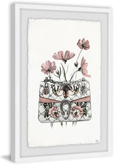 Purse with Pink Flowers
