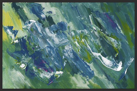 Blue-Green Abstract