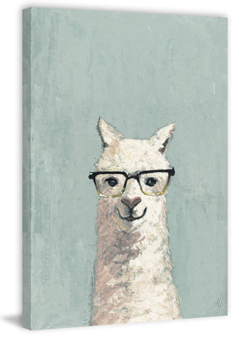 White Llama with Glasses II