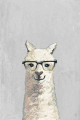 White Llama with Glasses III