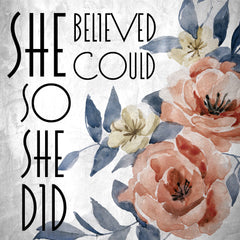 She Believed She Could so She Did