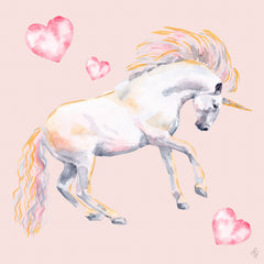 Pink Dancing Unicorn