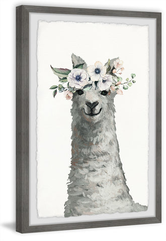 Floral Crowned Llama