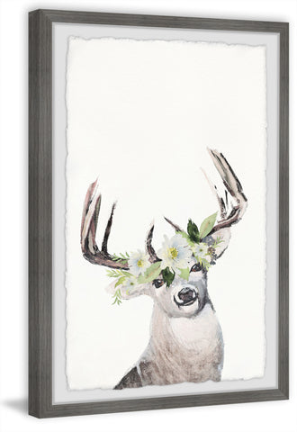 Floral Crowned Reindeer