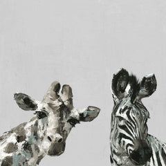 Giraffe and Zebra IV