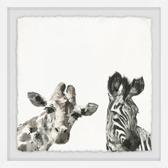 Giraffe and Zebra II