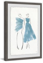 Blue Strokes Dress