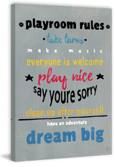 Gray Playroom Rules