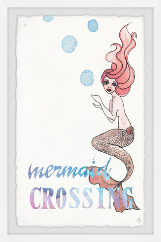 Mermaid Crossing Bubbles