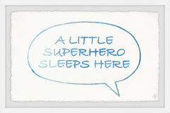 Superhero Sleeps Here Bubble Box