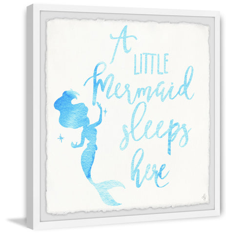 A Little Mermaid Sleeps Here