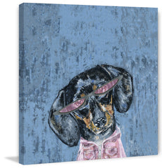Dog in Pink