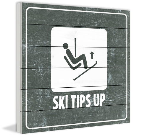 Ski Tips up Diagram