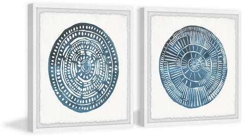 Blue Carpets Diptych