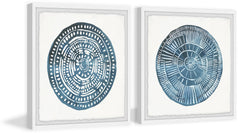Blue Carpets Diptych