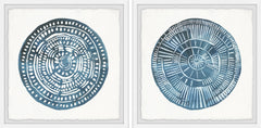 Blue Carpets Diptych
