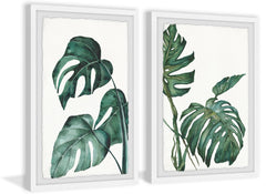 Split Leaves Diptych
