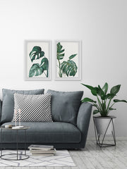 Split Leaves Diptych