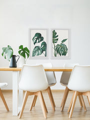 Split Leaves Diptych