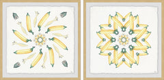 Banana Burst Diptych