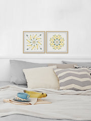 Banana Burst Diptych