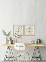 Banana Burst Diptych