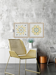 Banana Burst Diptych