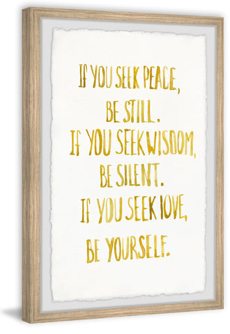 Seek Peace, Wisdom and Love III