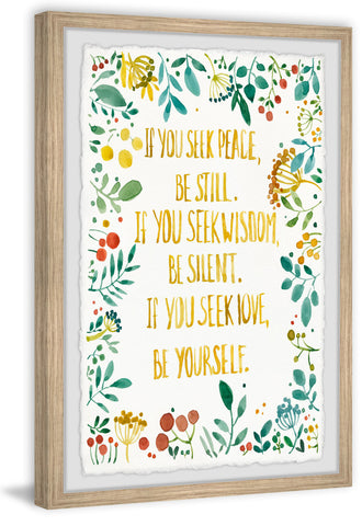 Seek Peace, Wisdom and Love II