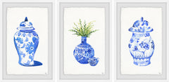Chinese Vases Triptych