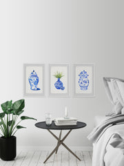 Chinese Vases Triptych
