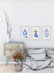 Chinese Vases Triptych