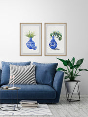 Chinese Vases II Diptych