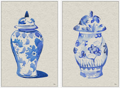 Chinese Vases V Diptych