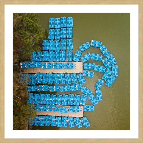 Blue Paddleboats
