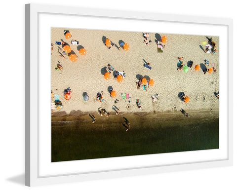 Orange Umbrellas